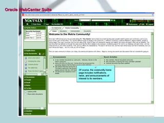 Oracle WebCenter Suite 