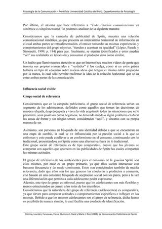 Comunicación Publicitaria: Sprite Las cosas como Son