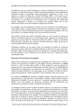 Comunicación Publicitaria: Sprite Las cosas como Son