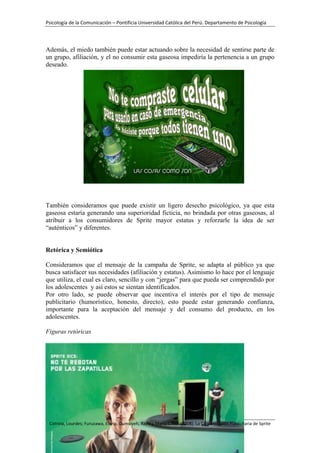 Comunicación Publicitaria: Sprite Las cosas como Son