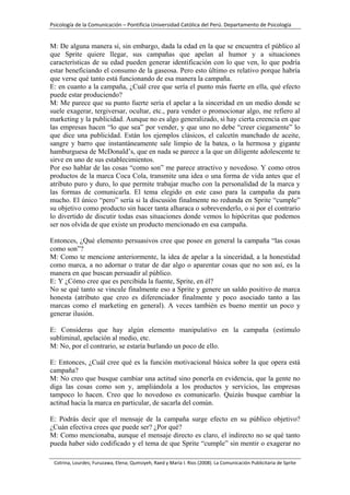 Comunicación Publicitaria: Sprite Las cosas como Son