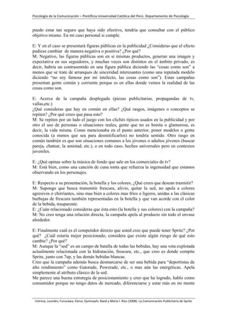 Comunicación Publicitaria: Sprite Las cosas como Son