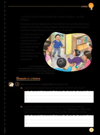Comunicación 3 cuaderno de trabajo para tercer grado de Educación ...