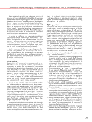Comunicación científica (XXIII). Lenguaje médico (1): Usos y abusos de las abreviaturas y siglas... R. Aleixandre-Benavent...