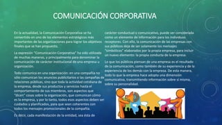 Comunicación corporativa