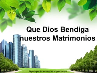 Que Dios Bendiga
nuestros Matrimonios


      L/O/G/O
 