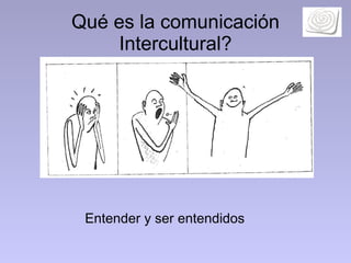 Qué es la comunicación Intercultural? Entender y ser entendidos 