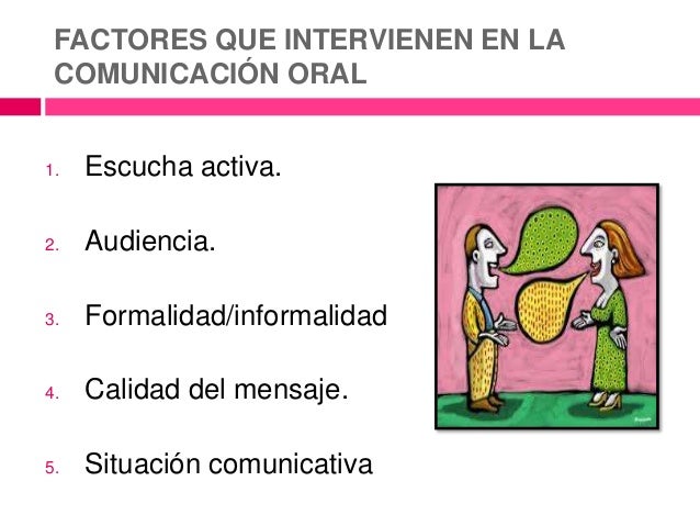 Comunicación oral