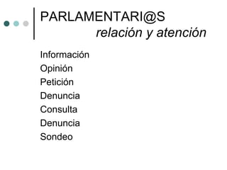 Comunicación Parlamentaria. Imma Aguilar