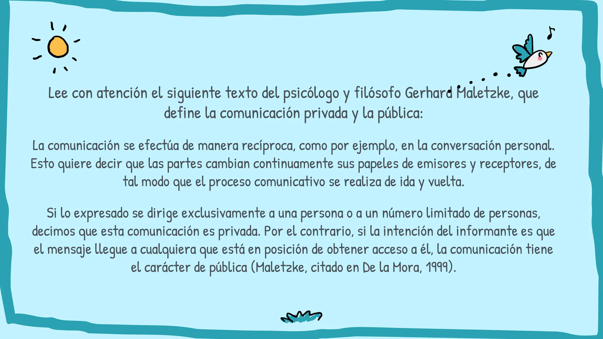 Tipos de comunicación: Privada y pública | PPT