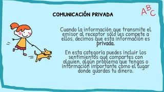 Tipos de comunicación: Privada y pública | PPT