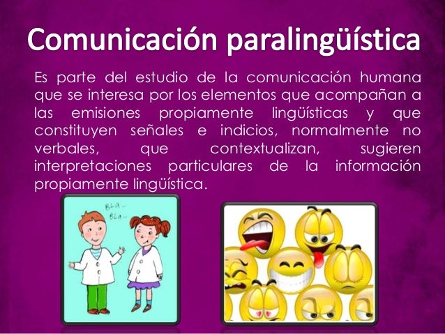 Comunicación verbal, paralingüística y corporal en la