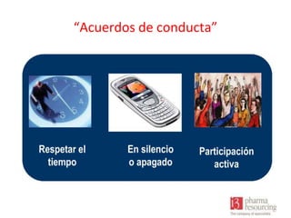 “Acuerdos de conducta”

 