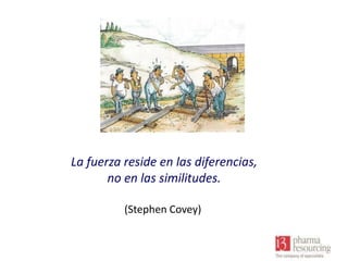 La fuerza reside en las diferencias,
no en las similitudes.
(Stephen Covey)

 