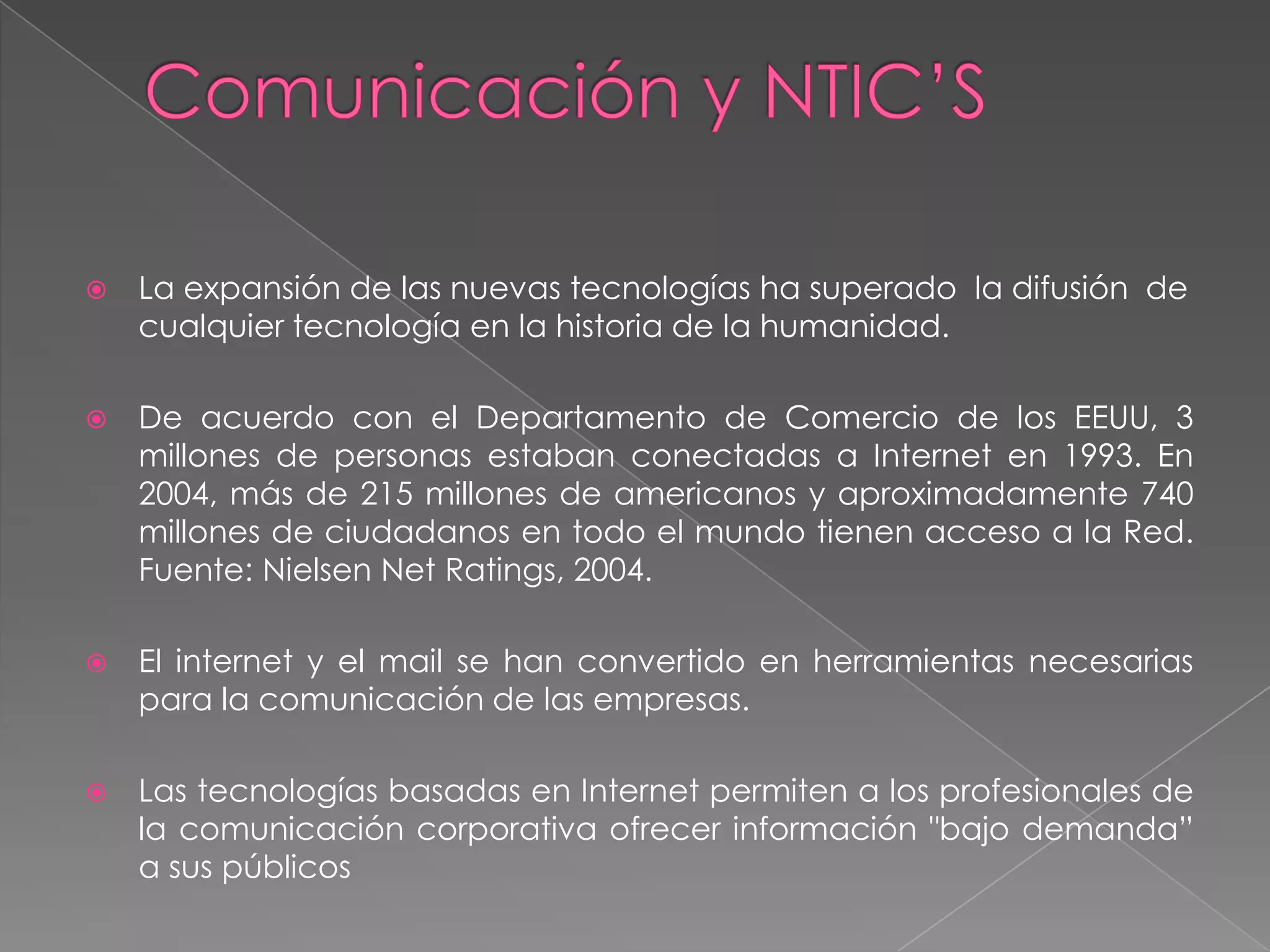 ComunicacióN Y Nuevas Tecnologias