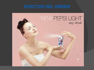 EFECTOS DEL ORDEN 