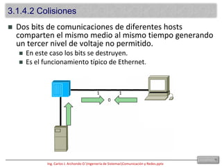 Todos ellos pueden transportar datos de networking. 3.1.3.1 Tipos de Señales
