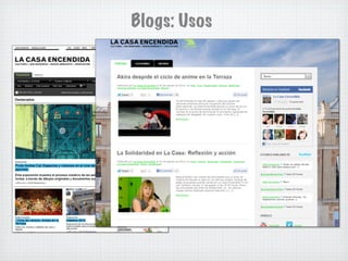 Blogs: Usos
 