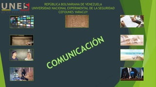 REPÚBLICA BOLIVARIANA DE VENEZUELA
UNIVERSIDAD NACIONAL EXPERIMENTAL DE LA SEGURIDAD
CEFOUNES YARACUY
 