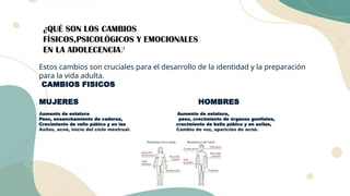 los cambios fisicos y emocionales en la adolecencia | PPTX