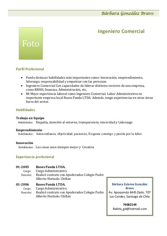 Comunicacion curriculum vitae