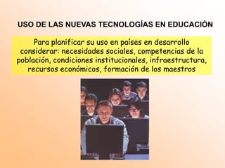 PROBLEMAS DE LA COMUNICACIÓN EN LA ENSEÑANZAFiltros2) En el caso del alumno como receptor (Munari, 1975): Filtros sensoriales y operativos: relacionados con limitaciones de los sentidos o con problemas fisiológicos del receptor