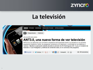 4
La televisión
 