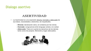 Dialogo asertivo
 