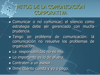 Comunicacion corporativa