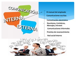 Notas de prensa o comunicados
Publicidad
Web corporativa
Blog
Redes sociales
Boletines digitales
Llamadas telefónicas
Es d...