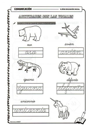 Comunicacion educación inicial 5 años