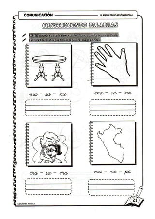 Comunicacion educación inicial 5 años