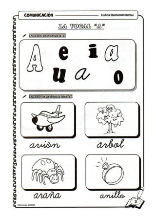 Comunicacion educación inicial 5 años