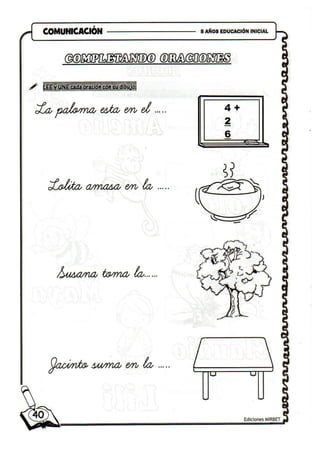 Comunicacion educación inicial 5 años