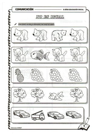 Comunicacion educación inicial 5 años