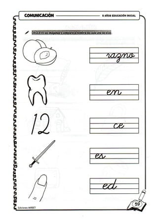 Comunicacion educación inicial 5 años