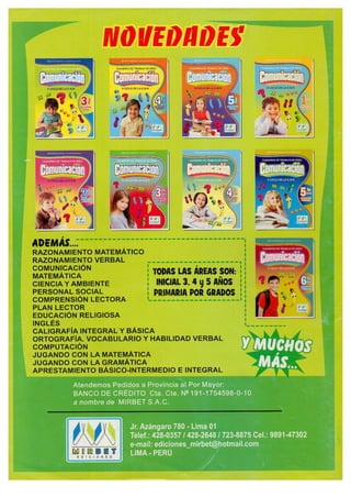 Comunicacion educación inicial 5 años