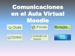 Comunicaciones en el Aula Virtual Moodle 