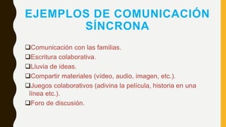 Comunicaciones. sincrona y asíncrona | PPT