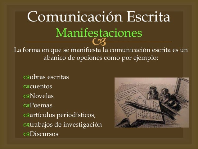 Comunicacion escrita