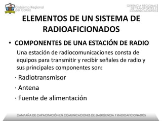 Comunicaciones de emergencia radioaficionados