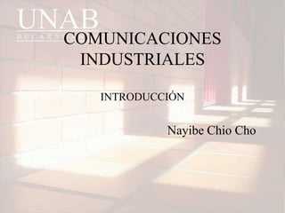 COMUNICACIONES INDUSTRIALESINTRODUCCIÓN NayibeChio Cho 