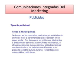 Comunicaciones Integradas Del
Marketing
 