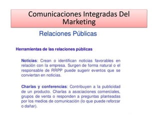 Comunicaciones Integradas Del
Marketing
 