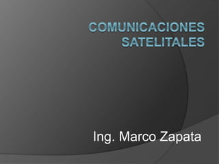 Ing. Marco Zapata
 