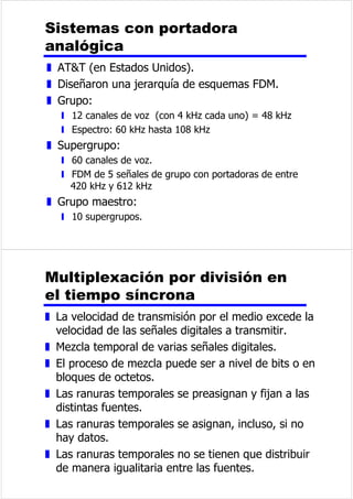 'DWRVVHxDOHV 
z 1RUPDOPHQWHVHXVDQVHxDOHVDQDOyJLFDVSDUD 
UHSUHVHQWDUGDWRVDQDOyJLFRVVHxDOHVGLJLWDOHV 
SDUDUHSUHVHQWDUGDWRVGLJLWDOHV 
z /RVGDWRVGLJLWDOHVVHSXHGHQUHSUHVHQWDU 
PHGLDQWHVHxDOHVDQDOyJLFDV 
y 0RGHPV 
z /RVGDWRVDQDOyJLFRVVHSXHGHQUHSUHVHQWDU 
PHGLDQWHVHxDOHVGLJLWDOHV 
y RPSDFW'LVF 
6HxDOL]DFLyQDQDOyJLFDGH 
GDWRVDQDOyJLFRVGLJLWDOHV 
6HxDOHVDQDOyJLFDV5HSUHVHQWDQGDWRVPHGLDQWHXQDRQGD 
HOHFWURPDJQpWLFDTXHYDUtDFRQWLQXDPHQWH 
'DWRVDQDOyJLFRVRQGDV 
VRQRUDVGHYR] 