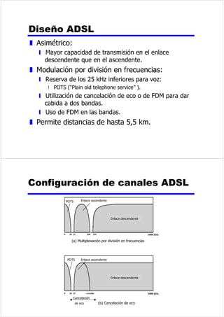 )DFWRUHVGHGLVHxR 
z $QFKRGHEDQGD 
y 8QDQFKRGHEDQGDPDRUSURSRUFLRQDXQDPDRU 
YHORFLGDGGHWUDQVPLVLyQGHGDWRV 
z 'LILFXOWDGHVHQODWUDQVPLVLyQ 
y $WHQXDFLyQ 
z ,QWHUIHUHQFLDV 
z 1~PHURGHUHFHSWRUHV 
y (QPHGLRVJXLDGRV 
y 8QPDRUQ~PHURGHUHFHSWRUHVHQODFHPXOWLSXQWR 