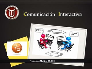 Comunicación Interactiva
Fernanda Mujica M-726
 
