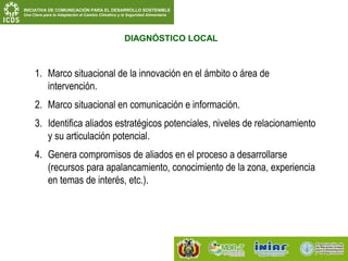 Comunicacion para el desarrollo claudia baya fao bolivia