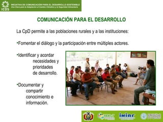 Comunicacion para el desarrollo claudia baya fao bolivia